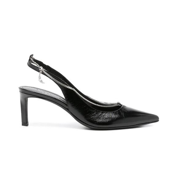 NIB‎ Zadig & Voltaire First Night Vintage Calf Leather Slingback Heels Size 41 - Picture 1 of 12